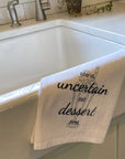dish towel: assorted food and love sayings