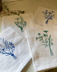 dish towel: flowers