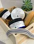 a grace & goose refreshing spa box set | peppermint