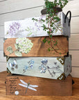 rustic brick-mold inspired wood box