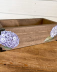 rustic brick-mold inspired wood box
