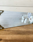 rustic brick-mold inspired wood box