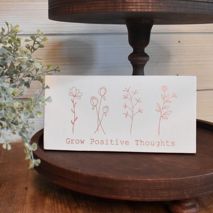 grow positive thoughts